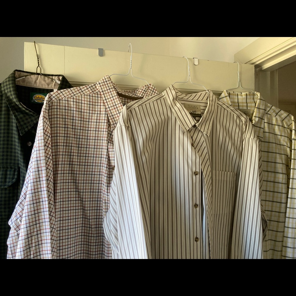 Lot Cabelas LS XXL Shirts